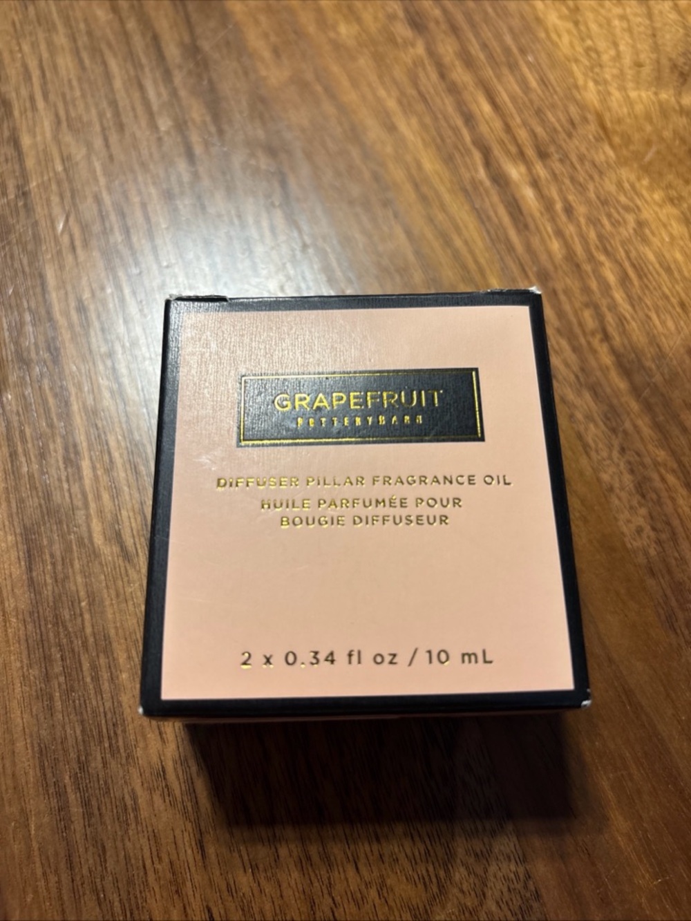 Set Of 2 Pottery Barn Diffuser Pillar Fragrance Oil Grapefruit New In Box